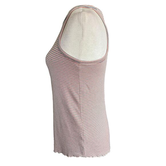 Toad & Co Womens Daisy Ribbed Striped Tank Top Multicolor S Granolagirl Casual - Picture 3 of 11